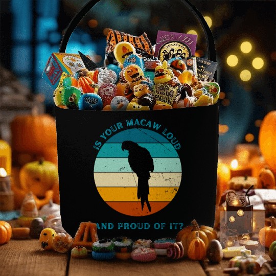 IS YOUR MACAW LOUD Fabric Baskets