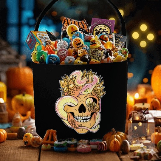 Skull Candy Fabric Baskets