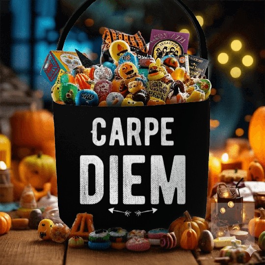 Carpe diem - Seize the Day Fabric Baskets