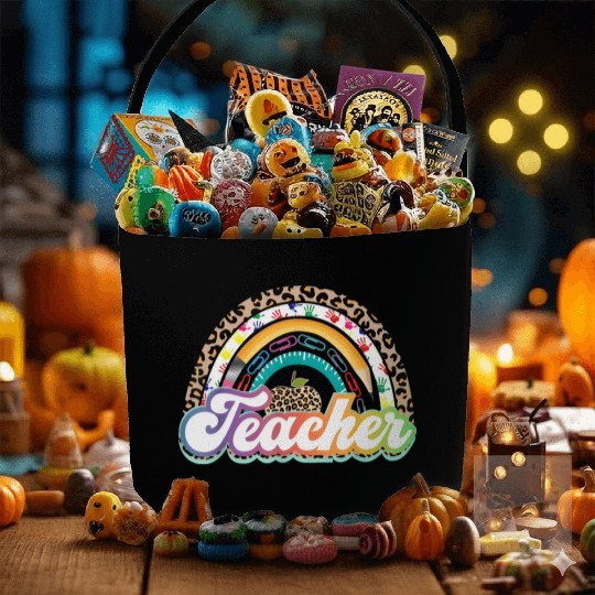 Teacher Life Rainbow Teacher S For Women Best Fabric Baskets