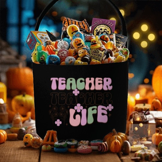 Teacher Life Fabric Baskets