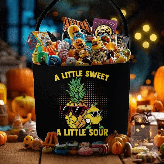 A Little Sweet A Little Pineapple And Lemon For Fabric Baskets