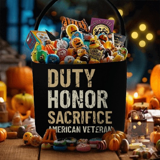 American Veteran | US Veteran | Military Veteran Fabric Baskets