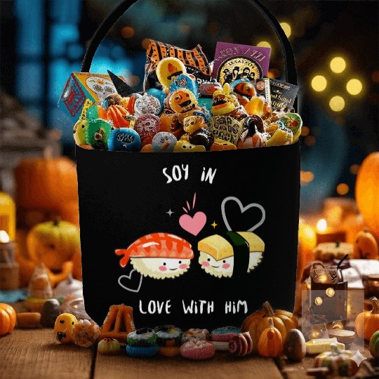 Soy In Love With Him Fabric Baskets