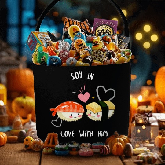 Soy In Love With Him Fabric Baskets