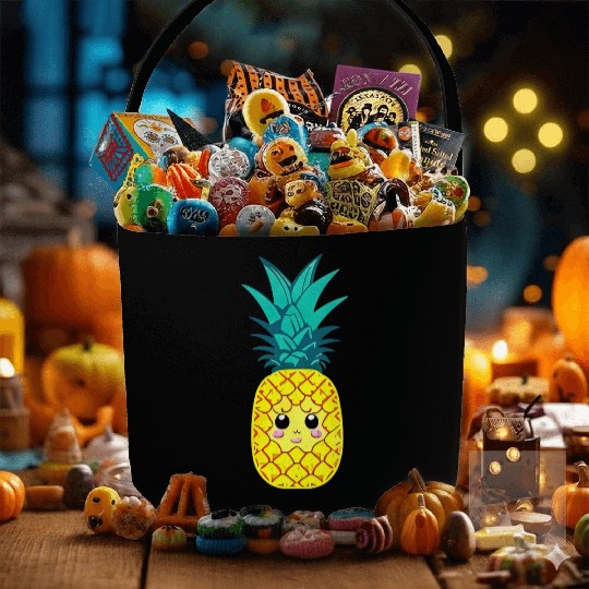 Sweet Pineapple Fabric Baskets