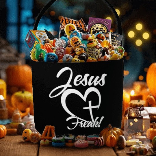 Jesus Freak Love Jesus Christian Christmas Fabric Baskets