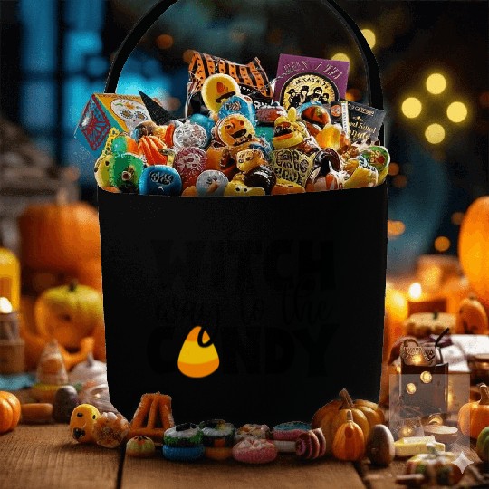 Witch Way To The Candy Fabric Baskets