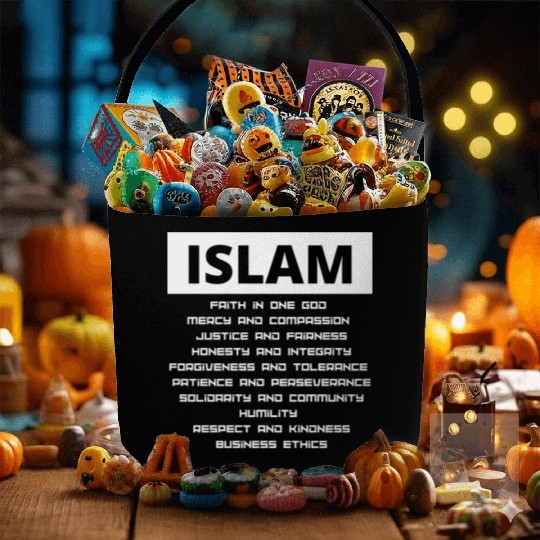 The Values Of Islam Fabric Baskets