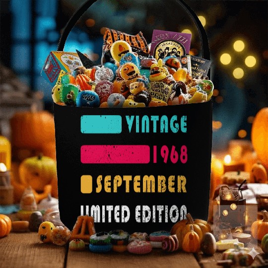 september 1968 Anniversary september 1968 septembe Fabric Baskets