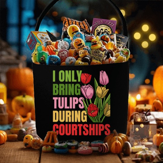 Tulip Gardening Tulips Fabric Baskets