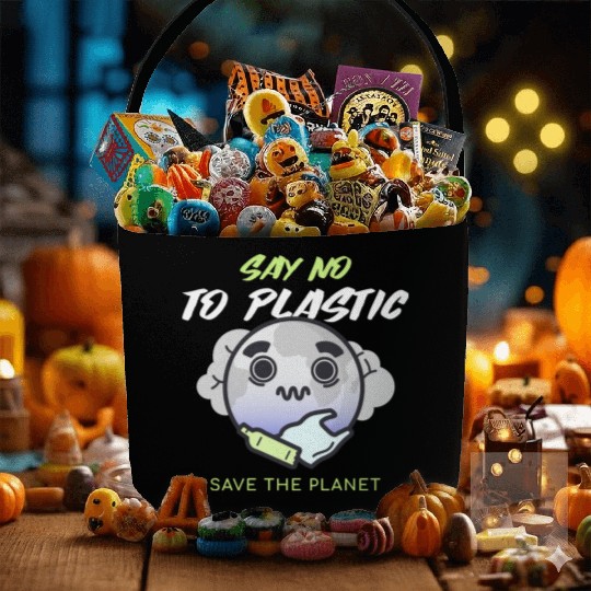 Say No To Plastic Save The Planet Fabric Baskets