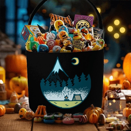 Keep It Simple (Camping At Night) Fabric Baskets