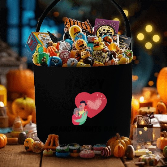 Happy Grandparents Day Fabric Baskets