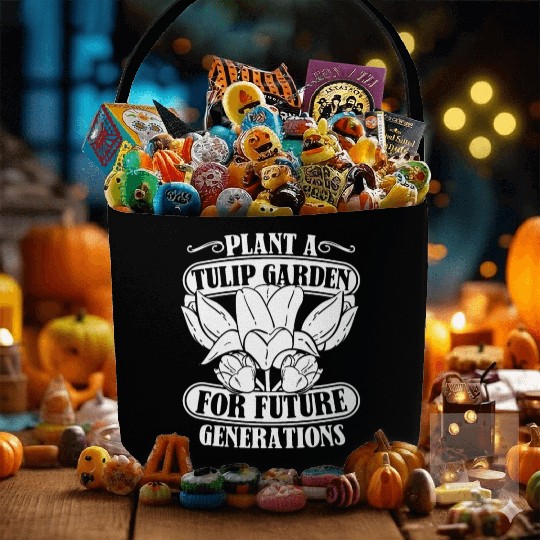 Tulip Gardening Tulips Fabric Baskets