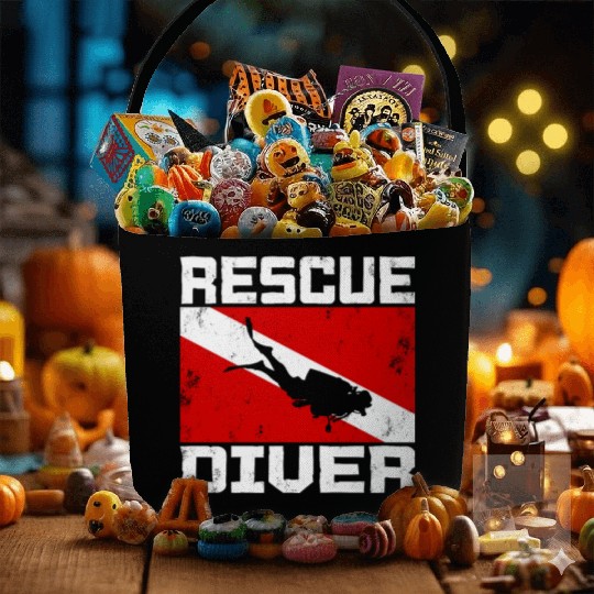 Dive Master Rescue Diver Scuba Diving Instructor Fabric Baskets