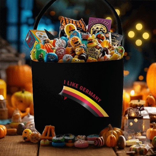 I LIKE GERMANY with Flag Fabric Baskets