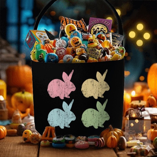 Easter Bunny Pastel Toddler Child Mom Fabric Baskets