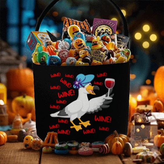 Seagull Fabric Baskets Wine Lover North German Seagulls