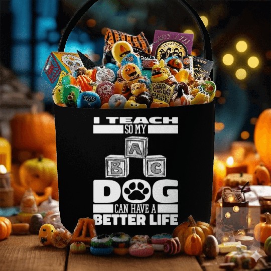 Daycare Teacher Dog Fabric Baskets