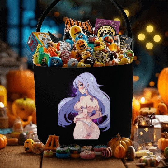 Waifu Material Embracing Anime, Manga Fabric Baskets