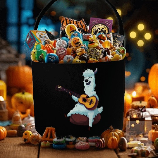 Musical alpaca Fabric Baskets