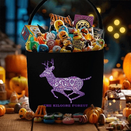 Deer - Violet Fabric Baskets