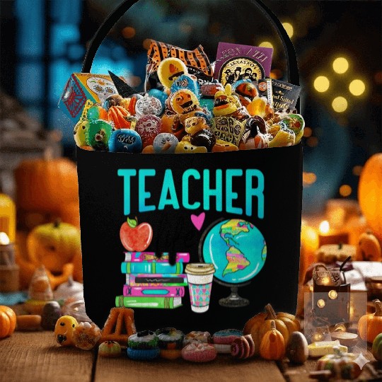 Teacher Life Happy Teachers Day Fabric Baskets