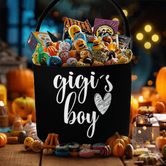 Funny Matching Gigi Boy for Grandma Whit Boy Fabric Baskets