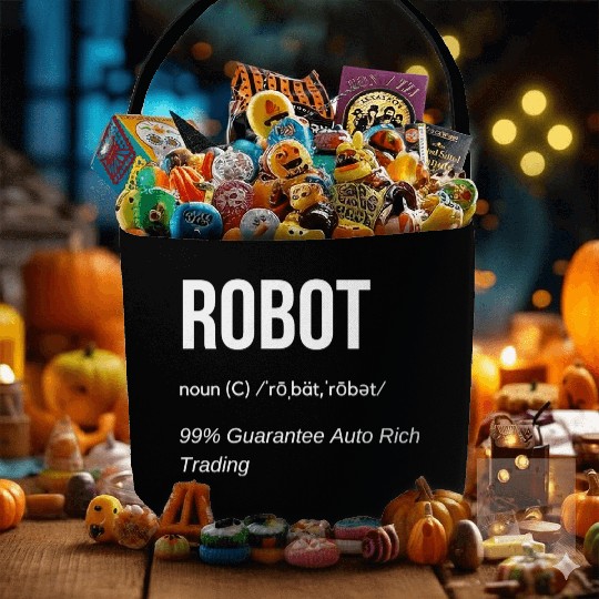 Robot Definition Funny Fabric Baskets