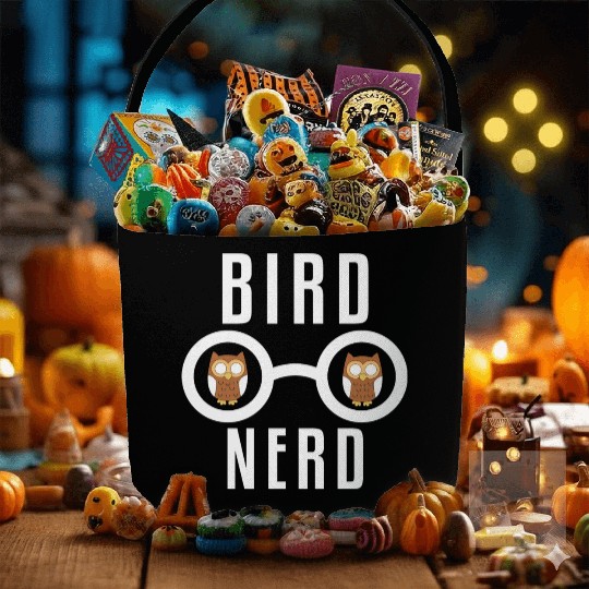 Bird Nerd Fabric Baskets