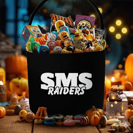 SMS Raider spirit wear and game day wear Fabric Baskets
