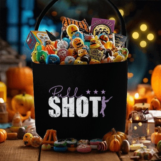 Pull Shot Cricket Fabric Baskets