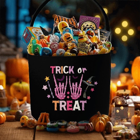 TRICK OR TREAT Fabric Baskets