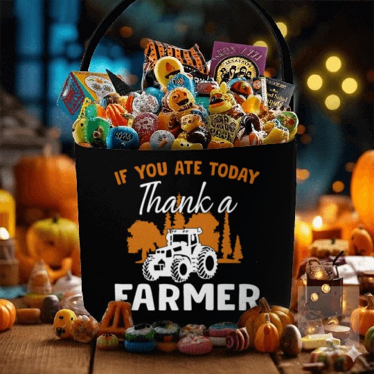 If You Ate Today Thank A Farmer Farmer Fabric Baskets