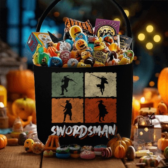 Sword Fencing Victory Fabric Baskets