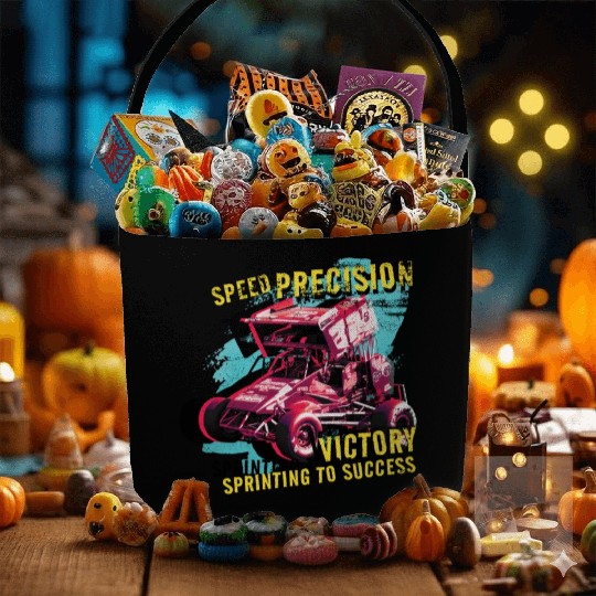 Sprint Car Mom Dirt Track Racing Racing Race Day Fabric Baskets