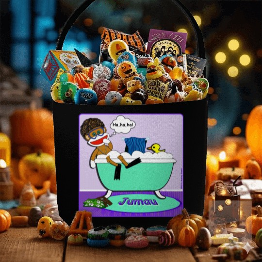 Jumau the Sock Monkey Fabric Baskets