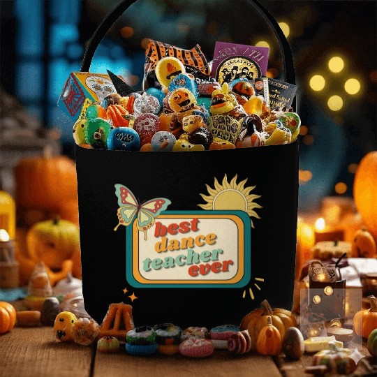 Teacher Appreciation, best dance teacher ever Fabric Baskets