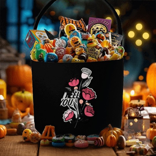 Flower Colorful Summer Palms Fabric Baskets Design Vibes