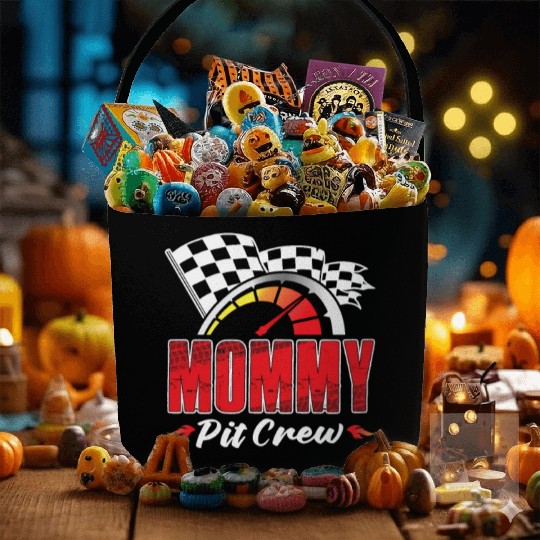 Mommy Pit Crew Fabric Baskets