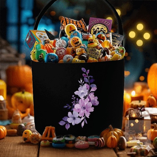 Lavender beautyfull desing Fabric Baskets for girl