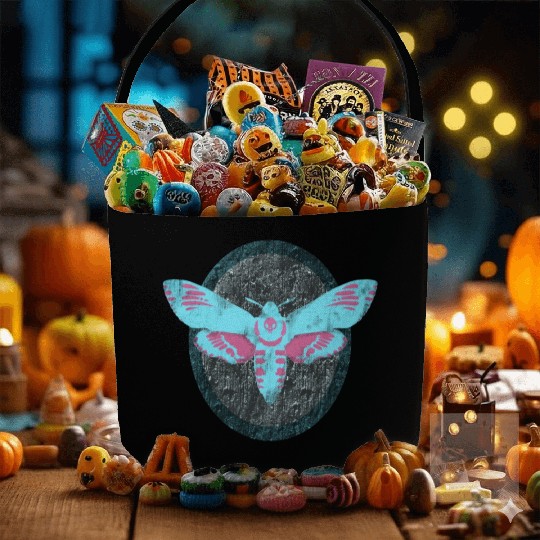 Framed Death's Head Hawk Moth Fabric Baskets