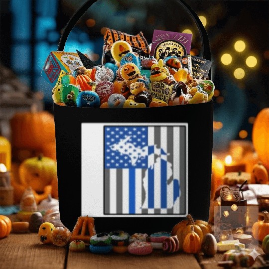 Police Fabric Baskets, Michigan State Police Fabric Baskets, Detroit