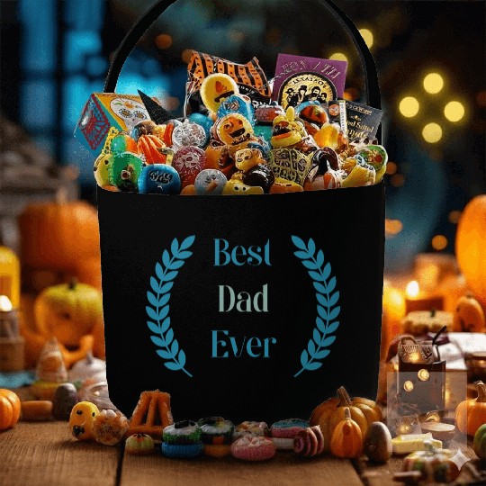 best dad ever Fabric Baskets