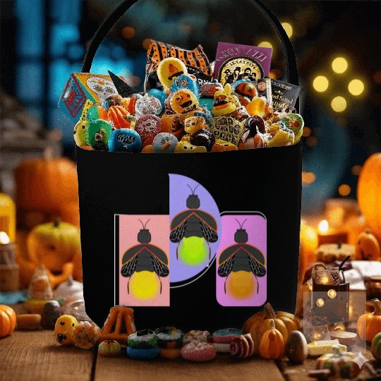 Glowing Firefly Fabric Baskets