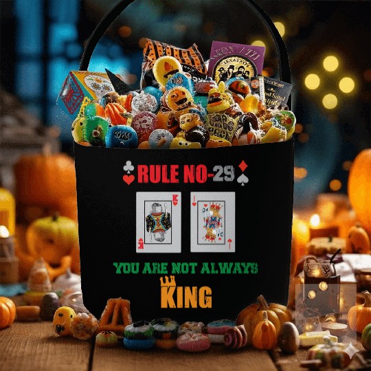 You Are Not Always King-Playing Card Fabric Baskets