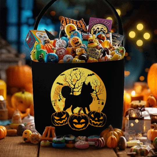 Cool Halloween Costumes Siberian Husky Dog Lover Fabric Baskets