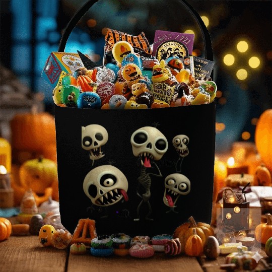 Hi trick or treat Fabric Baskets