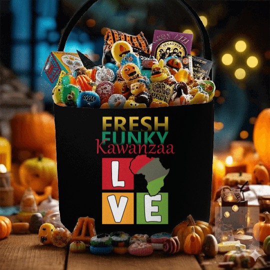 Kwanzaa Celebration with a Fresh Funky Twist Fabric Baskets